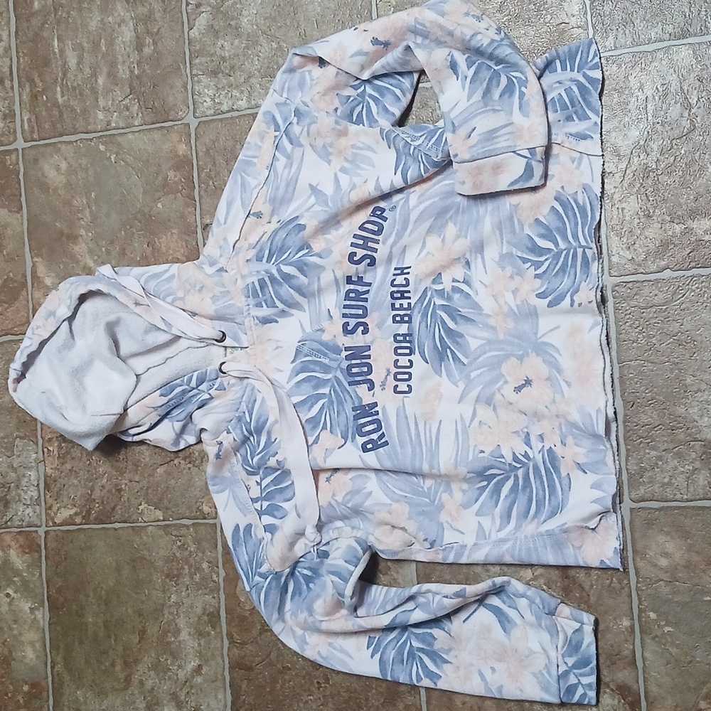 GUC Ron Jon Surf Shop Cocoa Beach cropped Hawaiian design size small